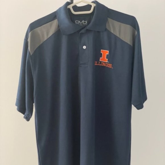 Other - Illinois Fighting illini Old Varsity Brand Men’s Polo Size Large